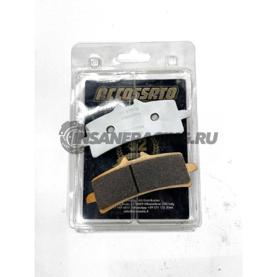 AGPA106EV1 Тормозные колодки Accossato Sinter (FDB2260) DUCATI; BREMBO M50; GP4RS; GP4RX; STYLEMA