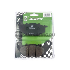 AGPA243OR Accossato тормозные колодки (органика) Yamaha YZF R3 / MT-03 (FDB2280) ПЕРЕД