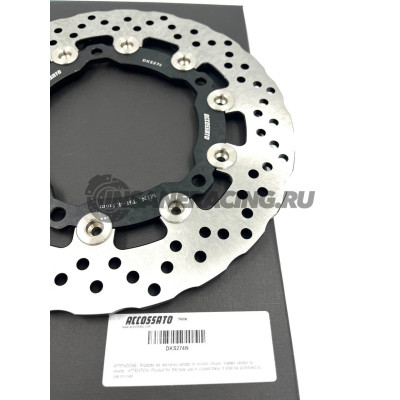 DKS274N Accossato плавающий тормозной диск (260 mm) for Harley-Davidson Sportster S 1250 (2022–2026) зад