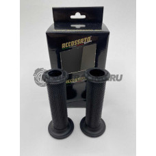 GR001N-F Accossato Комплект грипс для руля (черные) 