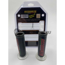 GR002-F Accossato Комплект грипс для руля (прозрачные)