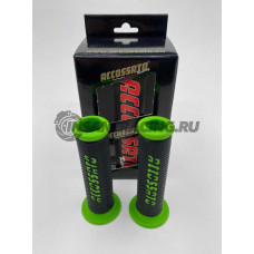 GR006G-F Accossato Комплект грипс для руля (зеленые)