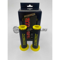 GR006Y-F Accossato Комплект грипс для руля (Желтые)