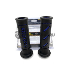 GR011B Accossato Комплект грипс для руля (синие)