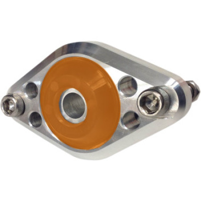 0933-0106, ALLOY ART, ISOLATOR, FRONT ENGINE MOUNT 84-08 FLT FXR RAW ALU Base / polyurethane isolator | alt partnumbers: 16207-79 BCD GTMM-1