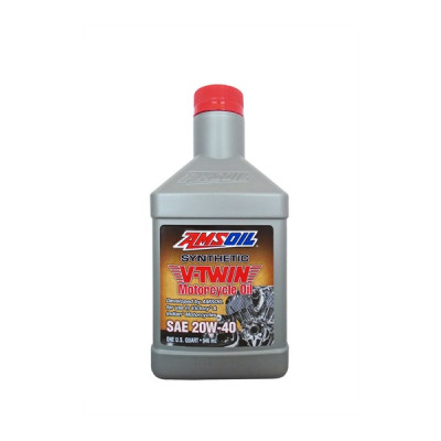 MVIQT Моторное масло AMSOIL Synthetic V-Twin Motorcycle Oil SAE 20W40