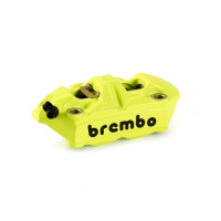 120988583-120988584 Комплект суппортов Brembo Racing M4, 100мм (литой моноблок 4*34мм) Yellow FLUO