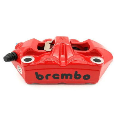 120988598-120988599 Комплект суппортов Brembo Racing M4, 100мм (литой моноблок 4*34мм) Red/Black log