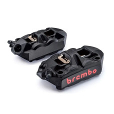 220988550 К-кт тормозных суппортов Brembo Racing M4 черный, 100мм (литой моноблок 4*34мм)