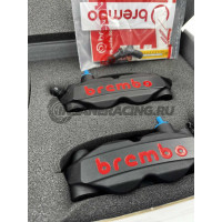 220A39750 Комплект тормозных суппортов Brembo Racing M4 черный, 108мм (литой моноблок 4*34мм)