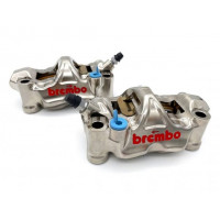220B01010 К-кт торм. суппортов Brembo Racing GP4-RX 108мм Nichel (составной, фрезерованный 4*32мм)