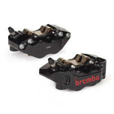 220B47330 К-кт торм. суппортов Brembo Racing GP4-RB 100мм Black (составной, фрезерованный 30/34мм)