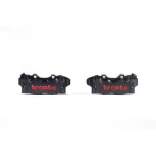 220B47340 К-кт торм. суппортов Brembo Racing GP4-RB 108мм Black (составной, фрезерованный 4*30мм)