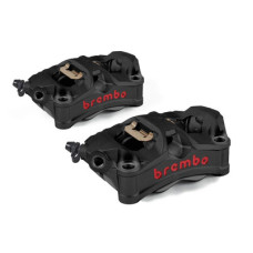 220D02070 К-кт тормозных суппортов Brembo Racing STYLEMA, BLACK 100мм (литой моноблок 4*30мм)