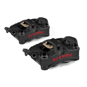 220D02070 К-кт тормозных суппортов Brembo Racing STYLEMA, BLACK 100мм (литой моноблок 4*30мм)