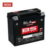 BGZ20HL Аккумулятор BS SLA MAX, 12В, 20 Ач, 320 А 176x89x154, обратная (- / +), (YTX20HL)