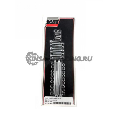 2470-20-P Colony болты крышки праймери (хром) Harley Davidson Touring; Softail 