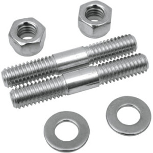 8826-6, Colony Machine, FORK SLIDER BOTTOM CAP STUD, NUT AND WASHER KIT Chrome plated hardware fits lower leg cap Showa & Ka | alt partnumbers: 45998-73 6702 7041+7748W