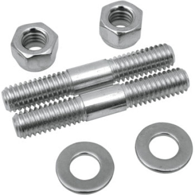 8826-6, Colony Machine, FORK SLIDER BOTTOM CAP STUD, NUT AND WASHER KIT Chrome plated hardware fits lower leg cap Showa & Ka | alt partnumbers: 45998-73 6702 7041+7748W