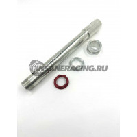 81910431A-1 Ось колеса Ducati с гайкой (красная) Hypermotard 796-1100, 999 S/R, Multistrada (81910431A)