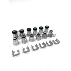 Адаптеры форсунок Bosch 980cc - 0280158040 для рейки 1JZ GTE VVTI 6шт.