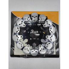 DF680FRH Передний плавающий диск с черепами Harley Davidson Sportster Softail Touring