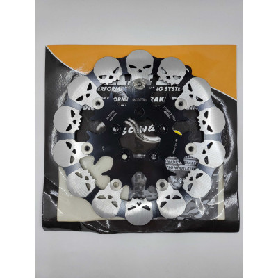 DF680FRH Передний плавающий диск с черепами Harley Davidson Sportster Softail Touring