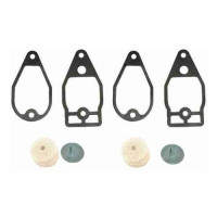 17162-03, Harley-Davidson, комплект прокладок, фильтров и клапанов сапунов GASKET KIT, BREATHER 04-10 TC (1 for 2 RB)