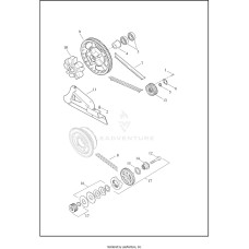 40000036, Harley-Davidson,приводной ремень, BELT,DRIVE, 24MM, 139 TOOTH