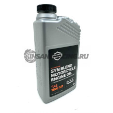 62600099 Масло моторное Harley-Davidson Genuine SYN Blend 15W50 1qrt (USA)