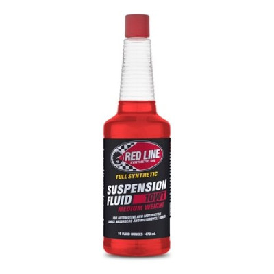 91132 Масло для вилок и амортизаторов REDLINE LIGHTWEIGHT 10WT SUSPENSION FLUID, (473 мл.)