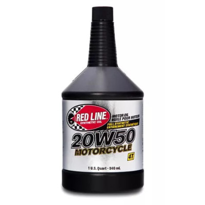 Масло моторное REDLINE 20W50 для мотоциклов V-TWIN, 42504 (946 мл.)