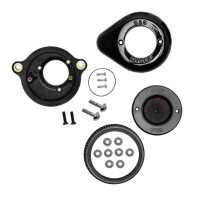 170-0718A, S&S CYCLE, Stealth Air Stinger Kit with Black Teardrop for 2017-Up Mi8 Models (! Model specific ! Check fitment req ! DNF models 23+ w/throttle body 27300197 !)