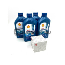 SHELL Комплект №1 для замены масла 15W50 (ТО) мотоциклов DUCATI (550053817; 44440039A)