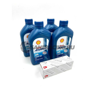 SHELL Комплект №2 для замены масла (ТО) мотоциклов DUCATI (550053817; 44440312B) PANIGALE 