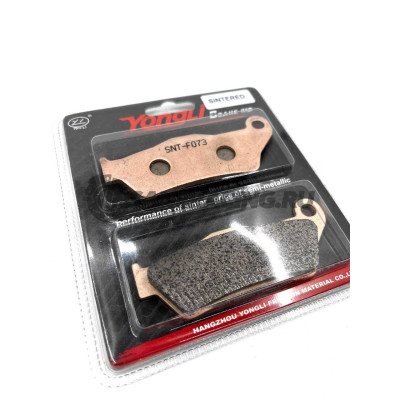 SNT-F073 Тормозные колодки дисковые мото YONGLI Sintered (FDB2039ST)