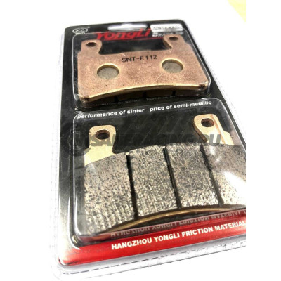 SNT-F112 Тормозные колодки дисковые мото YONGLI Sintered (FDB2079ST)