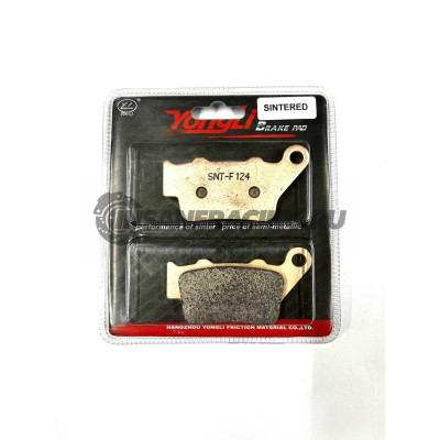 SNT-F124 Тормозные колодки дисковые мото YONGLI Sintered (FDB2005ST)