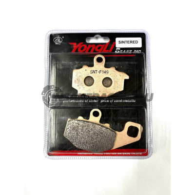 SNT-F149 Тормозные колодки дисковые мото YONGLI Sintered (FDB2012ST)