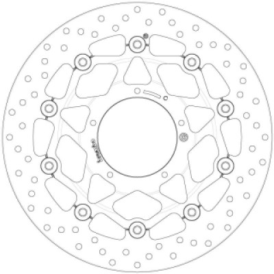 78B408B7 Тормозной диск МОТО