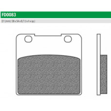 FD0083BT Тормозные колодки для SUZUKI GSX, GV, VS (FDB389P) NEWFREN