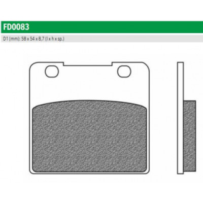 FD0083BT Тормозные колодки для SUZUKI GSX, GV, VS (FDB389P) NEWFREN