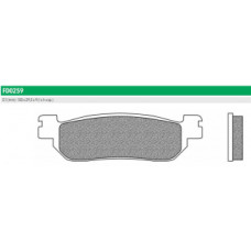 FD0259BT Тормозные колодки дисковые мото ROAD TOURING ORGANIC (FDB2083P) NEWFREN