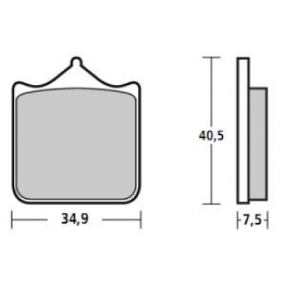 107A48647 M478Z04 Тормозные колодки Brembo Racing (FDB2255)