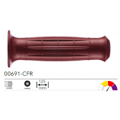 00691-CFR грипсы 2шт HERITAGE GRIPS ROAD BORDEAUX