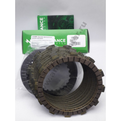F1616SR Комплект дисков сцепления мото (фрикционные + металлические) (FCS0190/3) NEWFREN