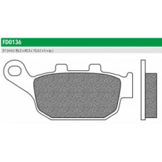 FD0136TS Тормозные колодки для BUELL, HONDA, PEUGEOT, TRIUMPH (FDB531P) NEWFREN