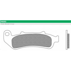 FD0203BT Тормозные колодки дисковые мото ROAD TOURING ORGANIC (FDB2002P) NEWFREN