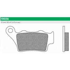 FD0206X01 Тормозные колодки для APRILIA, BMW, GASGAS, HONDA, KTM, YAMAHA (FDB2005SG)