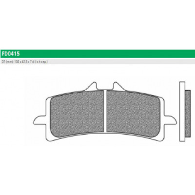 FD0415TS Тормозные колодки дисковые мото ROAD TOURING SINTERED (FDB2260ST) NEWFREN
